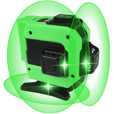 4D Green Self-Leveling 360 Degree Horizontal Vertical 16 Lines Laser Level