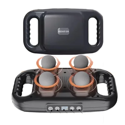 OEM ODM Customized Newest Muscle Vibration Body Massage Gun With 4 Massage Head High Power Massage