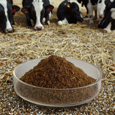 A Kind of Dry Fermented Feed for Cattle and Sheep That Improves Feed Efficiency, Promotes Milk Production and Growth