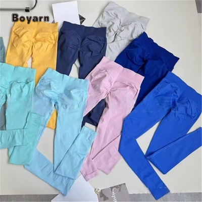 Boyarn Levanta Bumbum Sexy Peach Buttocks Seamless Hip Lifting Tight Sports Pants Hip Lifting Fitness Soft Stretch Yoga Pants