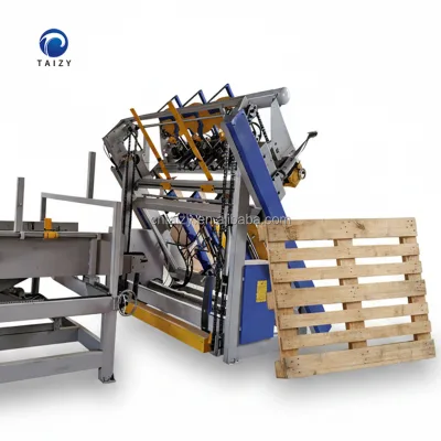 Automatic Woodworking Machine Vertical Stringer Wooden Pallet Nailing Machine