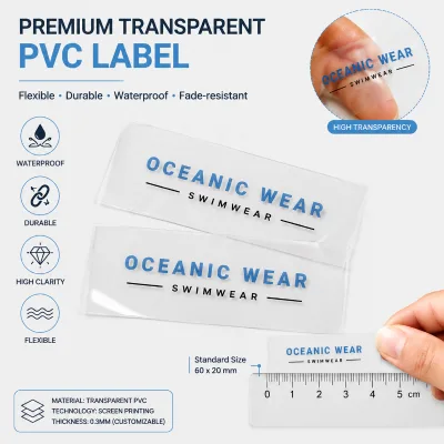 Custom Transparent Silicone 3D Embossed Iron-On Heat Transfer Label High Clarity Waterproof Fade Resistant Flexible Star/Heart