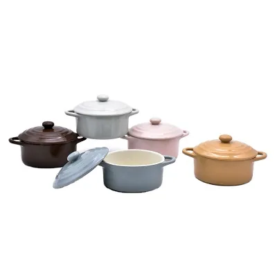 Wholesales Custom logo Fashion Design Cooking Ceramic Soup Pot