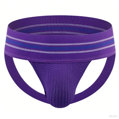2.95In Backless Men Underwear Jockstrap Sexy Underwear Thongs Breathable Knitted Bears Jockstrap Men Underwear Gay Jockstrap