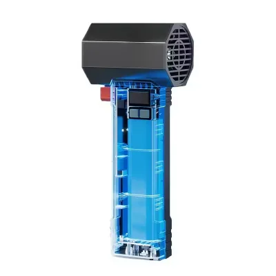 2024 Trending Turbo Cooling Fan Digital Display Powerful Jet Turbo Fan for Car Drying 600W Magic Universal Mini Mobile Turbo Fan