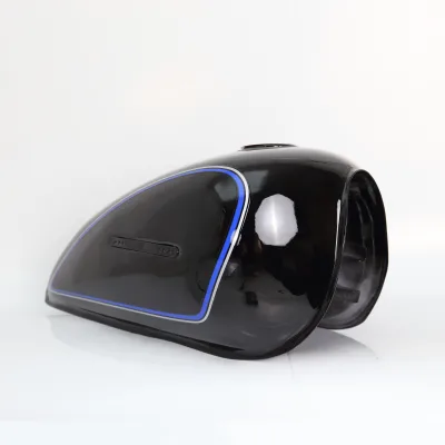 Black Color Custom Motorcycle Street Chopper Boxer Bajaj Fuel tank GN125 GN150