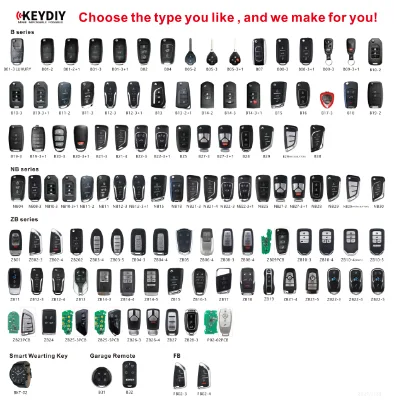 KEYDIY Car Remote Control B NB ZB Series Program Original Remote