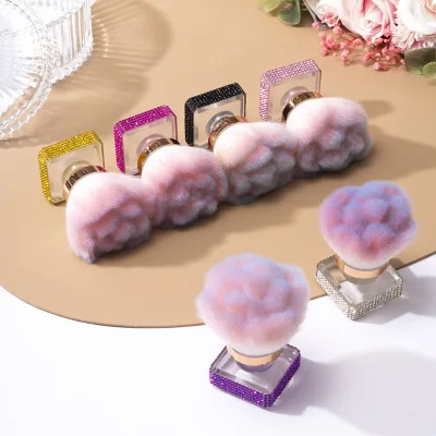 Glitter Bling Nail Dust Brush Removal Detailing Tool Air Outlet Loose Powder Foundation Beauty Makeup Brush Acrylic Nail Brush