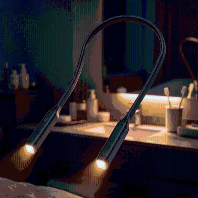 Multi-Purpose LED Neck Light Hands-Free Rechargeable Reading Lamp for Hunting Fishing Camping and Emergency Lighting