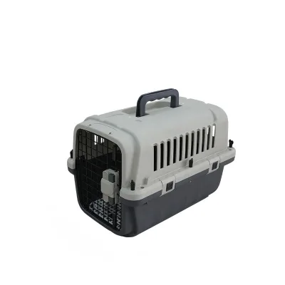 Safe Double Door Design Cat Dog Carrying Case Super Large Space Pet Air Transport Box