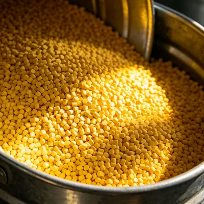 General Purpose Transparent Yellow Concentrate All Kinds Plastic Raw Material
