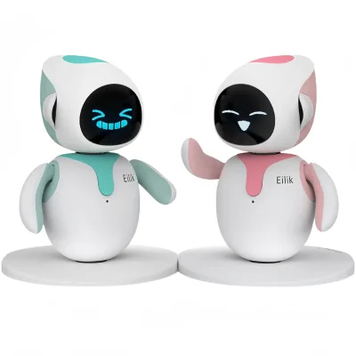 Original Eilik Smart Robot Electronic Automation Ai Robot Emotional Interaction Vocal Multiple Mode Cute Blue and Pink Gift