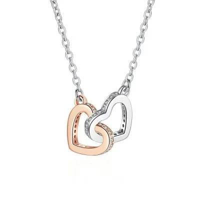 Double Heart Charm