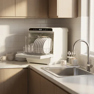 Smart Dishwasher Mini Freestanding Commercial Dishwashers Machine Portable Dish Washer for Home and Motorhome NHD01012