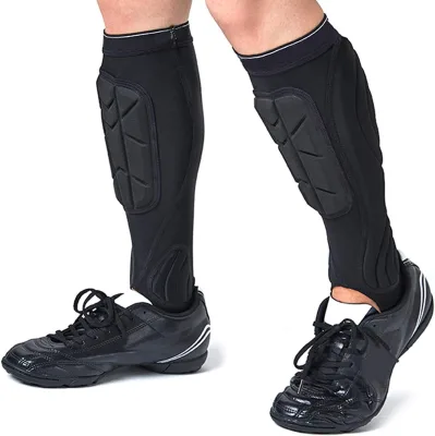 Football Leg Ankle protection Anti Slip EVA Pads Soccer Shin Guards For Kids Youth