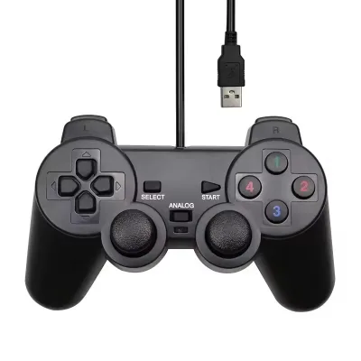 Xinput Dinput Wired Gaming Controller for PC Portable and Easy to Use Great for All Game Genres