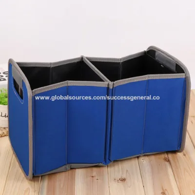 New kind solid color folding storage box car trunk storage box