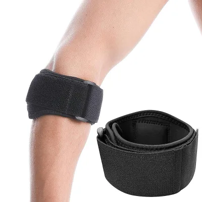 Wholesale Custom Logo Professional Neoprene Soporte Para Codo De Tenista Nylon Adjustable Gym Tennis Elbow Brace Manufacturer