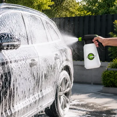 2L Car Wash Sprayer 7.4V Battery Foam Sprayer with Dense Foam Car Detailing Foam Sprayer for Consistent Car Cleaning