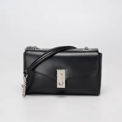 Unisex Real Leather Water-repellent Flap Clutch Bags Fashion Large Capacity Crossbody Bags Hasps Closure Removable Strap Sling