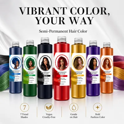 Wholesale Professional Salon Use Semi-Permanent Ammonia Free Hair Dye Cream 220 ml for All Hair Types