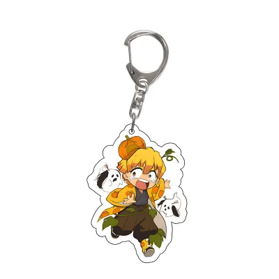 Fashion Charm Keychain Double-Sided Printed Key Chain Holder