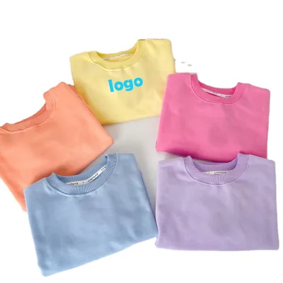 Wholesale Autumn Winter Fashion Kids Crewneck Toddler Sweatshirt Children Winter Clothes Long Sleeve Boys Girls Hoodie