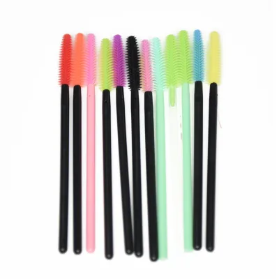 Silicone Lash Brush for Lash Extensions Disposable Mascara Eyelash Wands