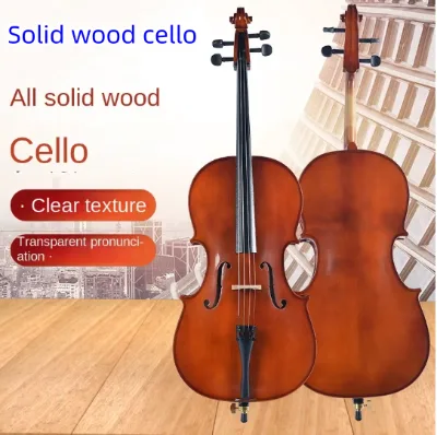 Beginner Adult Brazilian Wood Spruce Top Ebony Fingerboard Maple Back Student Cello Lightweight