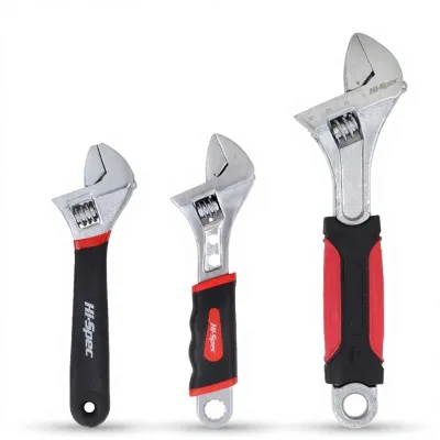 Multi-Function Adjustable Wrench 6-Inch 8-Inch High-Carbon Steel Injection-Molded Handle Machine Repair Maintenance Tool China