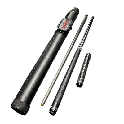CUPPA Professional High Quality Ebony Black Carbon Fiber Leather Grip 10.5/11.5/12.5mm Tip 2-piece Low Deflection Pool Cue Stick