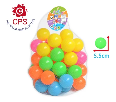 Premium Eco-friendly Plastic Ocean Ball for Kids Ball Pit Phthalate BPA Free Crush-proof Play Balls for Baby Pool Playpen