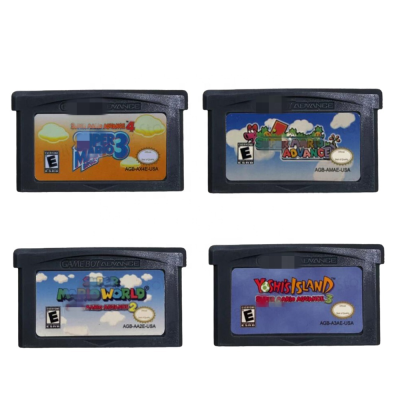 GBA Game Cartridge Supered Marioed Advance Supered Marioed Bros Yoshi's Island Supered Marioed World for GBA Video Game