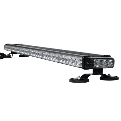 LED-318-6 38.2 Inch 78 Led Strobe Flashing Light Bar Double Side Emergency Hazard Warning Lighting Bar with Magnetic