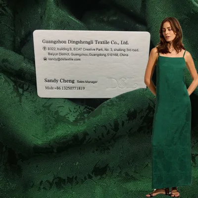 New Chinese Style Exquisite and Luxurious Jacquard Fabric Woven Linen Cotton Viscose Rayon Jacquard Blend Fabric