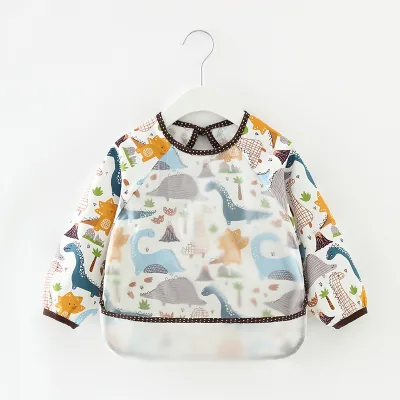 Good Quality Custom Reasonable Price Baby Wearable Bib Modern Novel Design Low Price Long Sleeve Baby Bib