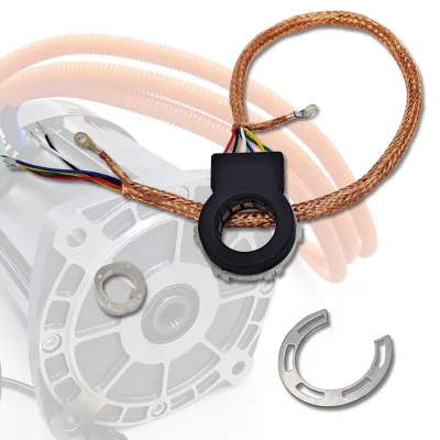 Absolute Encoder High Durable 12Bit for Electric Motors OD 52mm Rotor Aperture 18mm with RDC Converter IP69 20K RPM