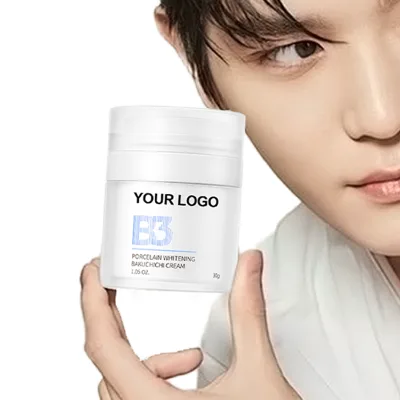 Private Label Invisible Pores Hydrated and Natural Whitening Cream in Italy Skin Whitening Products Men Night Whitening Cream