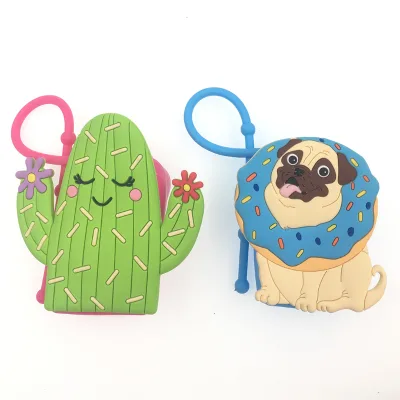 Wholesale Custom Designs Cartoon Silicone Hand Sanitizing Holder