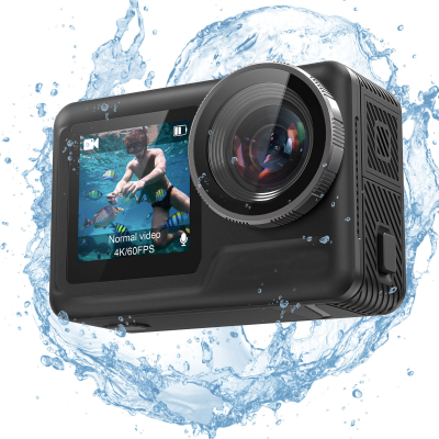 Dual Lens 5k Vlog Tiny 170 Degree 1080p Body Waterproof Wifi 4k 60fps  Sport Cam Action & Sports Camera Accessory
