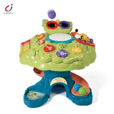 Chengji Montessori Early Learning Toys Educational Battery Operated Musical Multifunction Baby Wisdom Tree Toy
