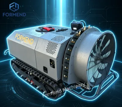 Self Propelled Rubber Track Crawler Agricultural Sprayer Remote Air-assisted Sprayer for Greenhouse Orchard Hillside Vineyard