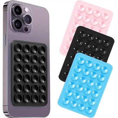 Silicone Suction Phone Case Mount, Non Slip Suction Cup