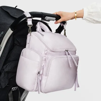 New Designer Luxury Premium Nylon Backpack Waterproof Travel Diaper Bag for Mommy and Baby