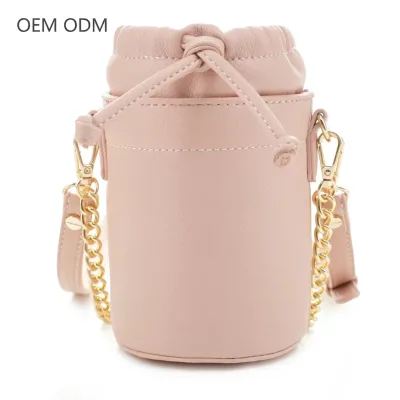 High Quality Smaller Waterproof Vegan Leather Bottle Crossbody Bag Bottle Bag OEM ODM