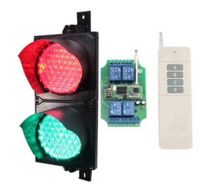 200mm Red Green LED Remote Control Traffic Light