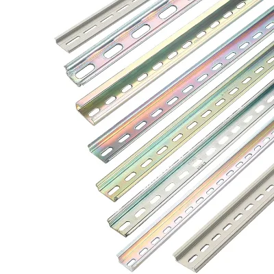TS-15 for Electricity Cabinet Standard Galvanized Steel Slotted DIN Rails Mounting Steel Industrial