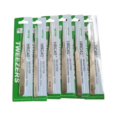 Wholesale Manufacturers Low Price Bulk Stainless Steel Industrial Customized Logo ODM Precision Metal Lash Eyelashes Tweezers