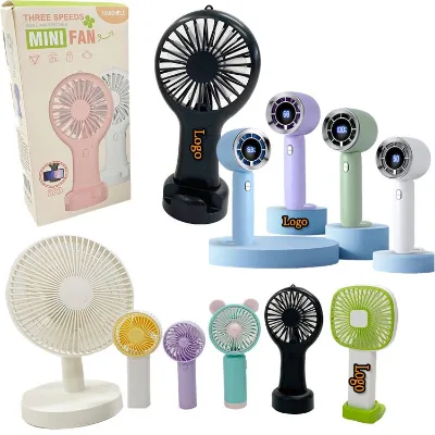 Wholesale Custom Electric Battery Powered  Portable Usb Rechargeable  Neck Fans