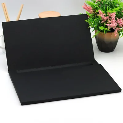 250g Matt Black Thick Custom logo Printed Express Recycled Black Courier Envelope
